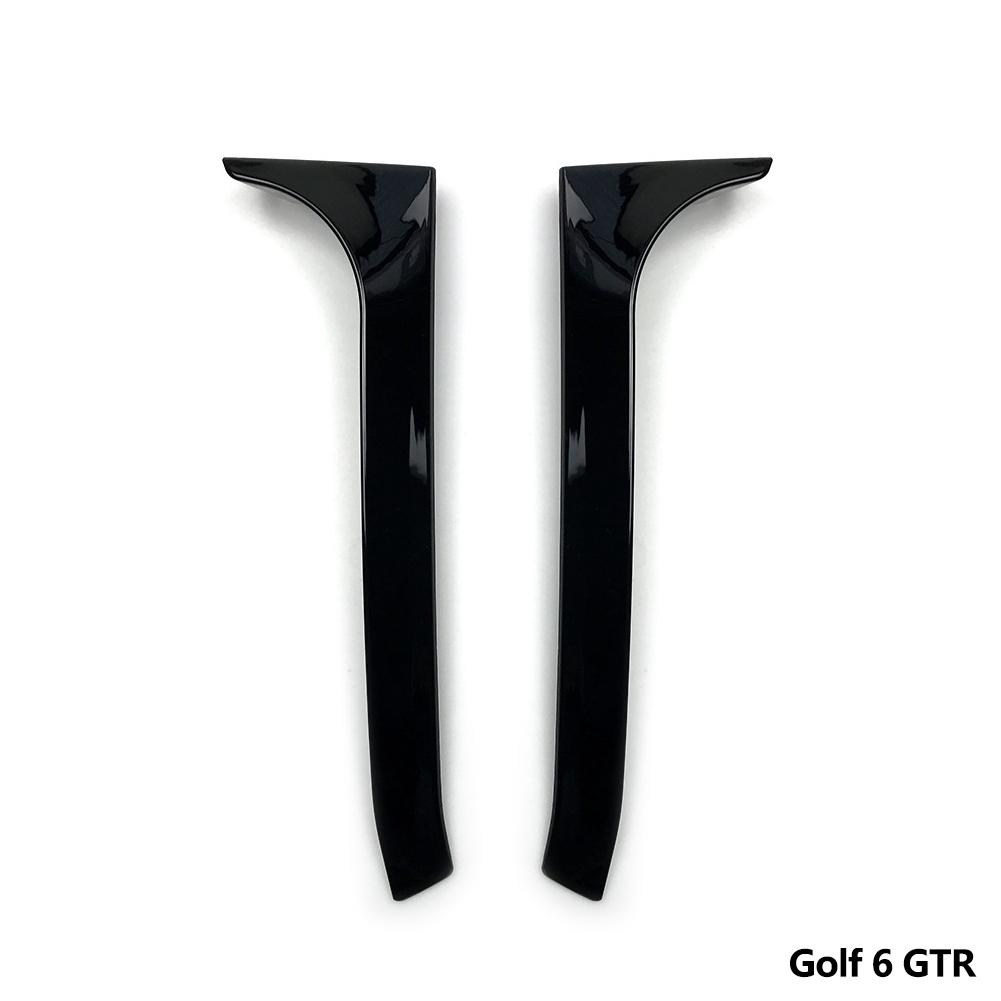 

Для VW Golf 6 MK6 GTI R GTD Standard 2008-2013 Глянцевый черный Боковые спойлеры заднего стекла и багажника Канарды Сплиттер Аксессуары