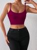 Casual Double Layered Tank Top U Neck Crop Tops Women Summer Camis Solid Color Camisole Fashion Tube Female Sleeveless Cropped Vest Y2K Clothes