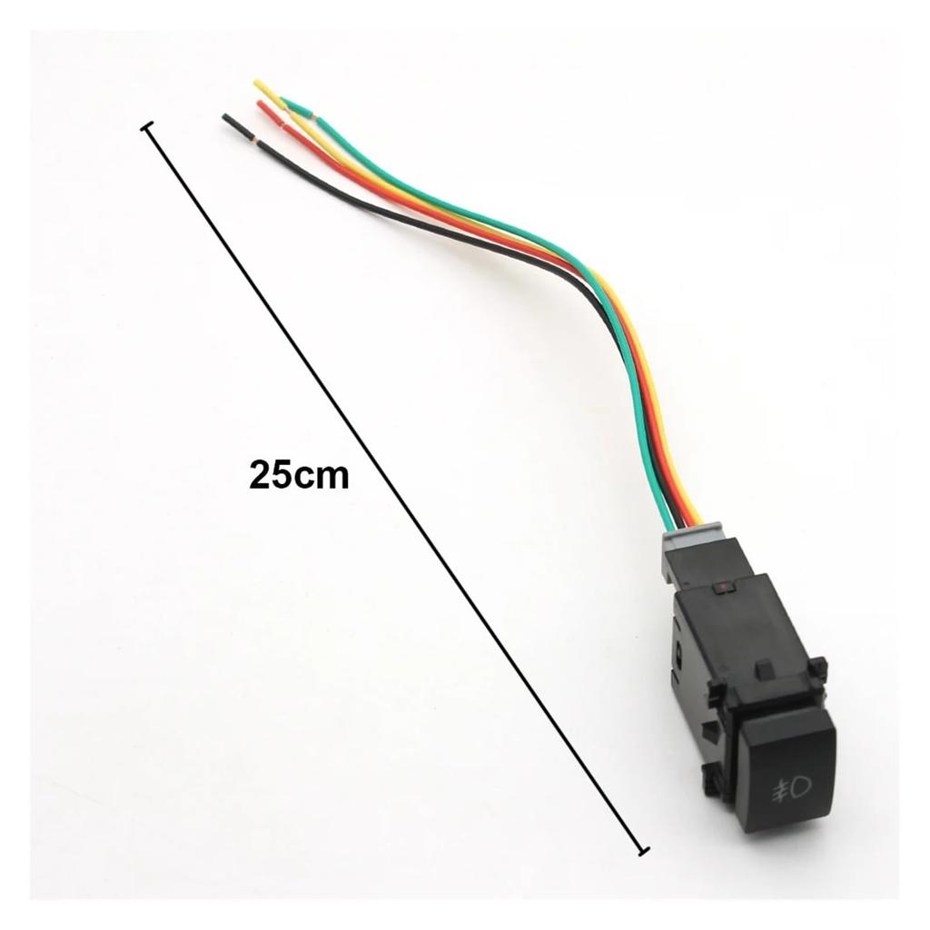 AVAZBQGB 1PC Power Auto LED Light Front Fog Light Switch Push Button Switch Retrofit