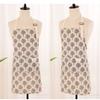 Oil-proof Kitchen Aprons Cotton Linen Fashion Work Aprons Cooking Smock Cleaning Accessories