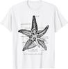 Vintage Marine Biology Starfish Sea Star Tee Gift Unisex T-Shirt