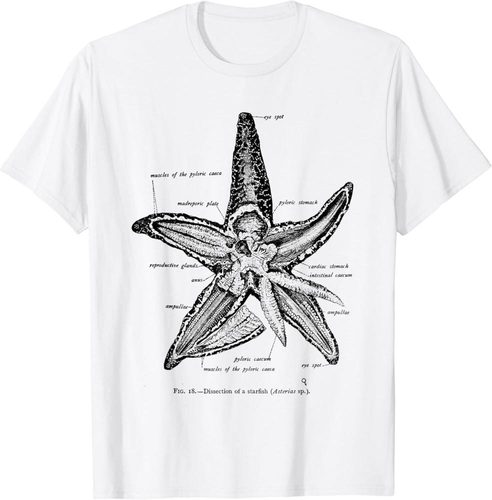 

Vintage Marine Biology Starfish Sea Star Tee Gift Unisex T-Shirt S