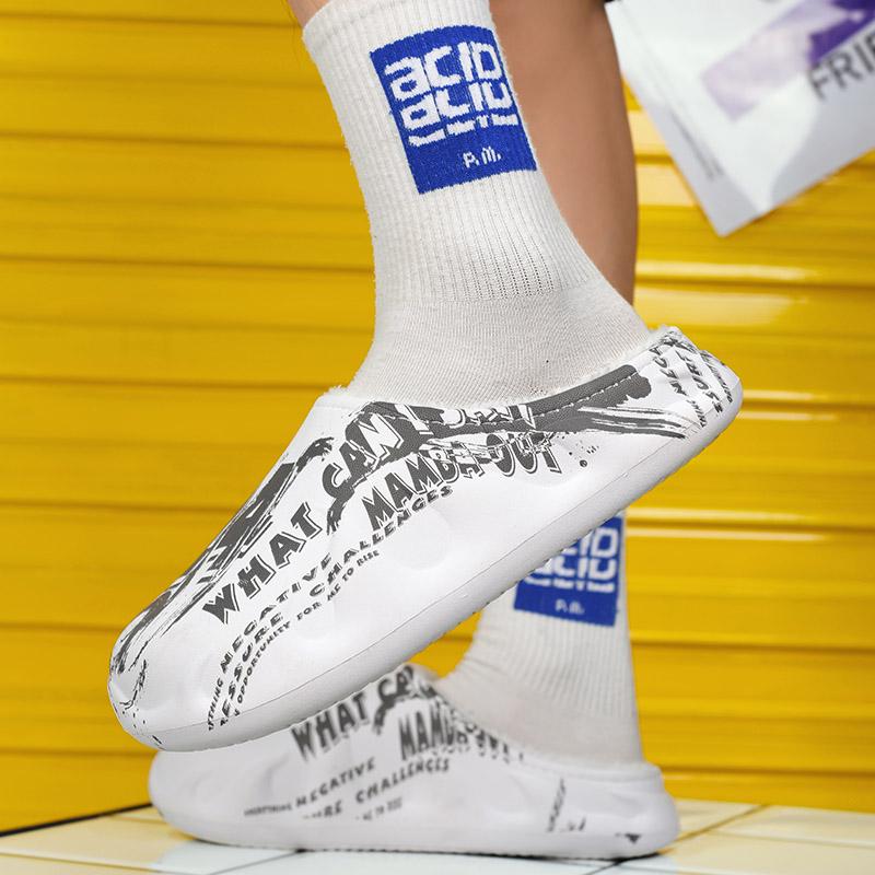 Pantoufles d'hiver en coton légères et chaudes pour couple, chaussures décontractées en coton pour la maison, grande taille