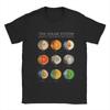 The Solar System T Shirt Summer  Leisure TShirts Man Cotton Crew Neck Oversized Tees ShortSleeved Y2K Funny Tops