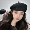 Y2K Octagonal Hat Korean Style Painter Hat Temperament Pleated Beret  Streetwear