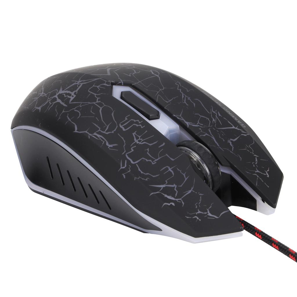Wired Gaming Mouse USB Port Ergonomic 3200 DPI RGB Optical Computer Accessories