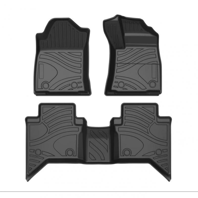 Toyota Hilux/Revo/Rocco TPE Rubber Floor Mats - Driver & Passenger Sides