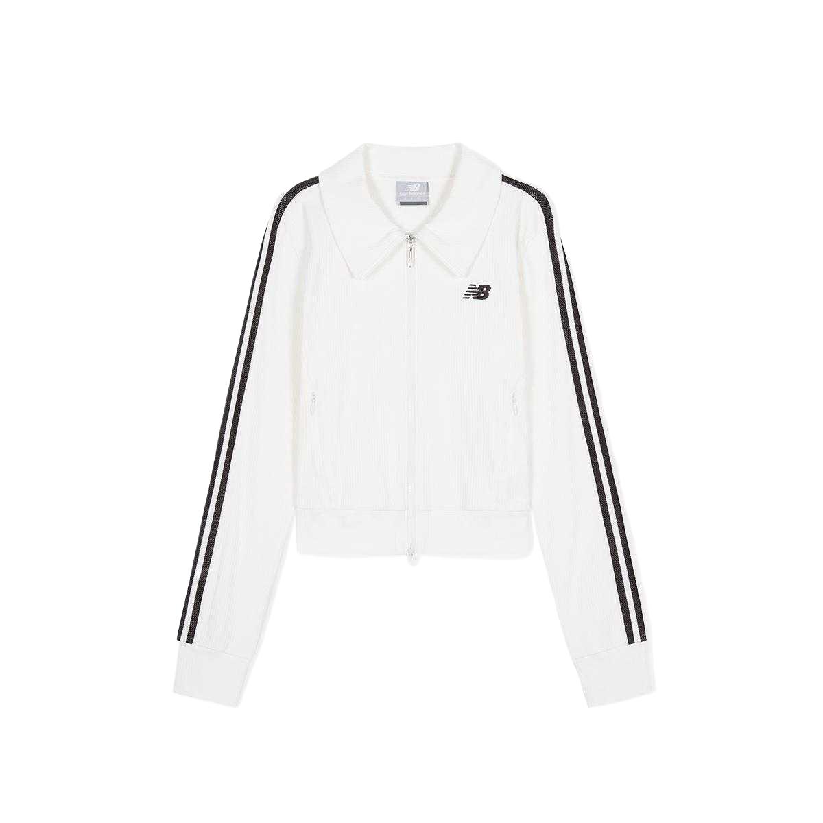 New Balance Jackets Women s White Lapel Moderate Other NBMDF4W122-39 M
