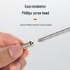 Schlagfreie selbstschneidende Schraube für Holz, Glas und Schrankbodenhalterung