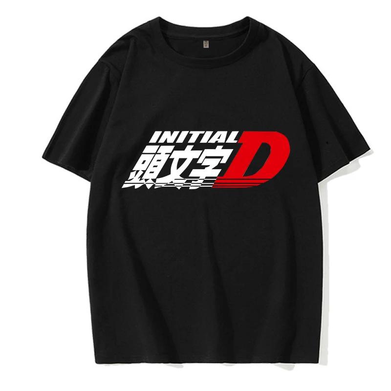 Japanischer Anime Cartoon Gothic Redsuns EU Größe Top Initial D T-Shirt Herren Grafik T-Shirt AE86 Lustig Harajuku Manga T-Shirt Herren