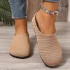 Weave Damen Flats Slipper Elegant Flache Mules Schuhe Sommer Neue Mode Flip Flops 2025 Laufen Gemütlich Weich Sandalen