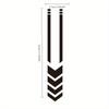 High-Visibility Reflective Arrow Motorcycle Fender Stickers Multi-Color Chevron Safety Decals for Electric Bikes, Durable Weather-Resistant