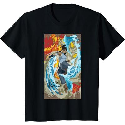 Kids The Legend Of Korra Elemental Art Avatar Kids T-Shirt