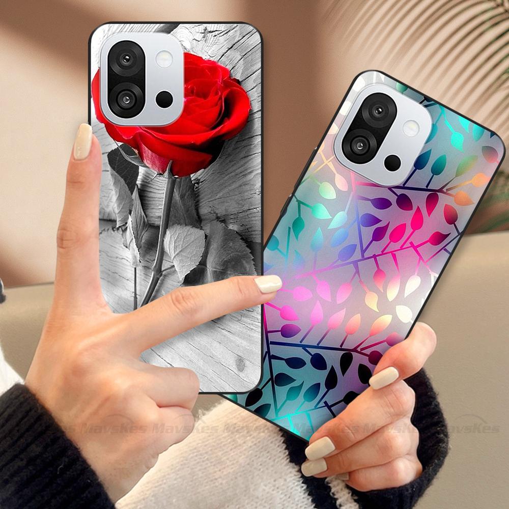 For OnePlus 13T Case Phone Case Soft Silicone Bumper Cover For OnePlus 13T Cases for One Plus 13 T Flowers Fundas Capa
