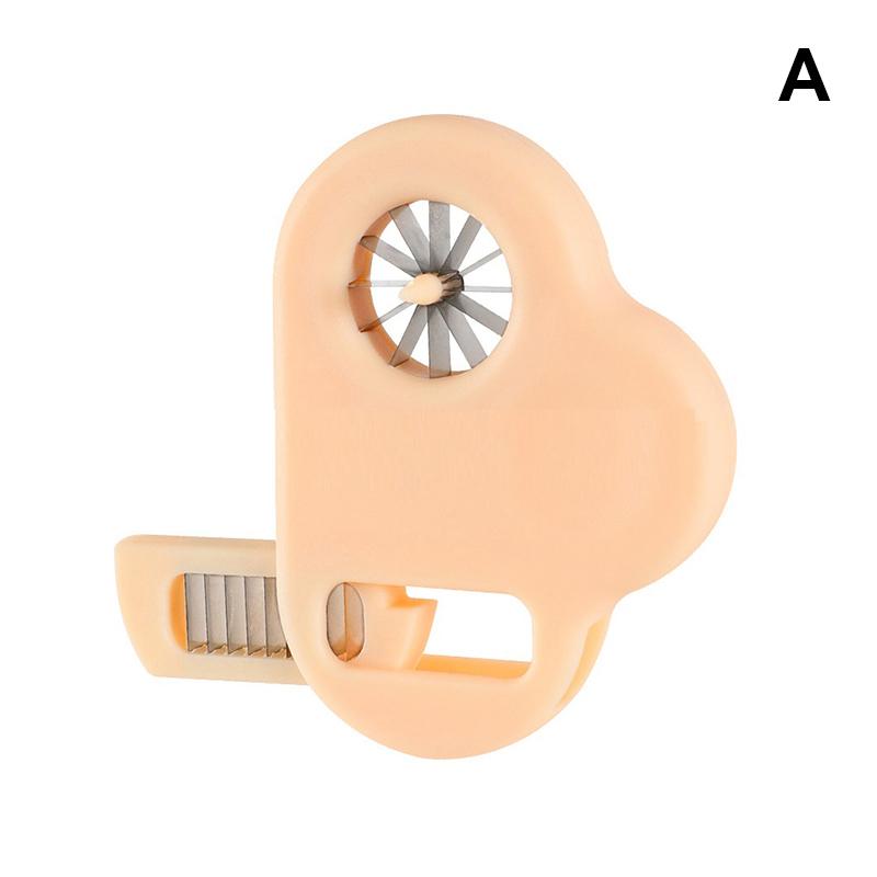 1 Pcs Onion Beans Easy Slicer Stainless Steel Plum Blossom Onion Cutter Ultra-Fine Onion Shredder Slicer Kitchen Tool Accessories