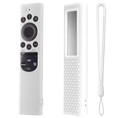 Smart Tv Remote Control Case Silicone Anti-slip Cover Compatible For 2022 Samsung Tm2280ecobn59 Solar Remote Control