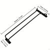 Under Cabinet Wine Glass Holder Rack Iron Storage Hanger Glassware Drying Hanger,