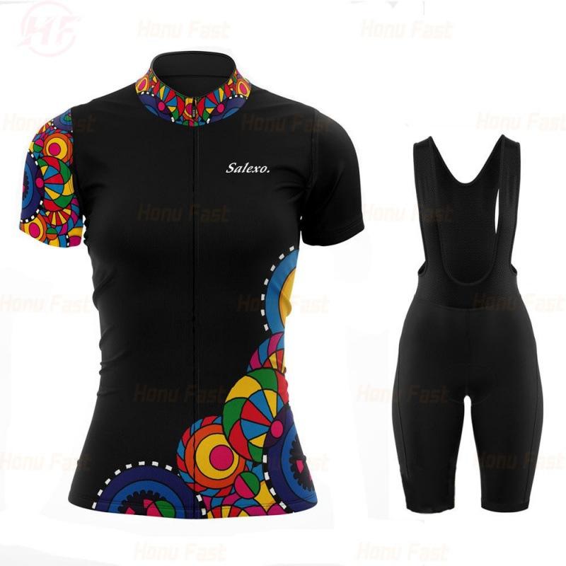 Women's Cycling Suit Short Sleeve Suit Summer UV Protection Mountain Bike Road Bike Cycling Suit 2026 Summer Suit Breathable Cycling Suit