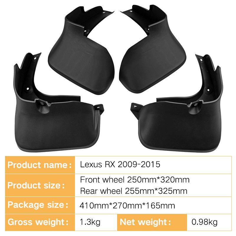 Special car suitable for Lexus RX 2009-2015 fender tile auto parts modification