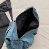 Vintage Shoulder Bag Lightweight Commuter Bag Cartoon Denim Women's Bag