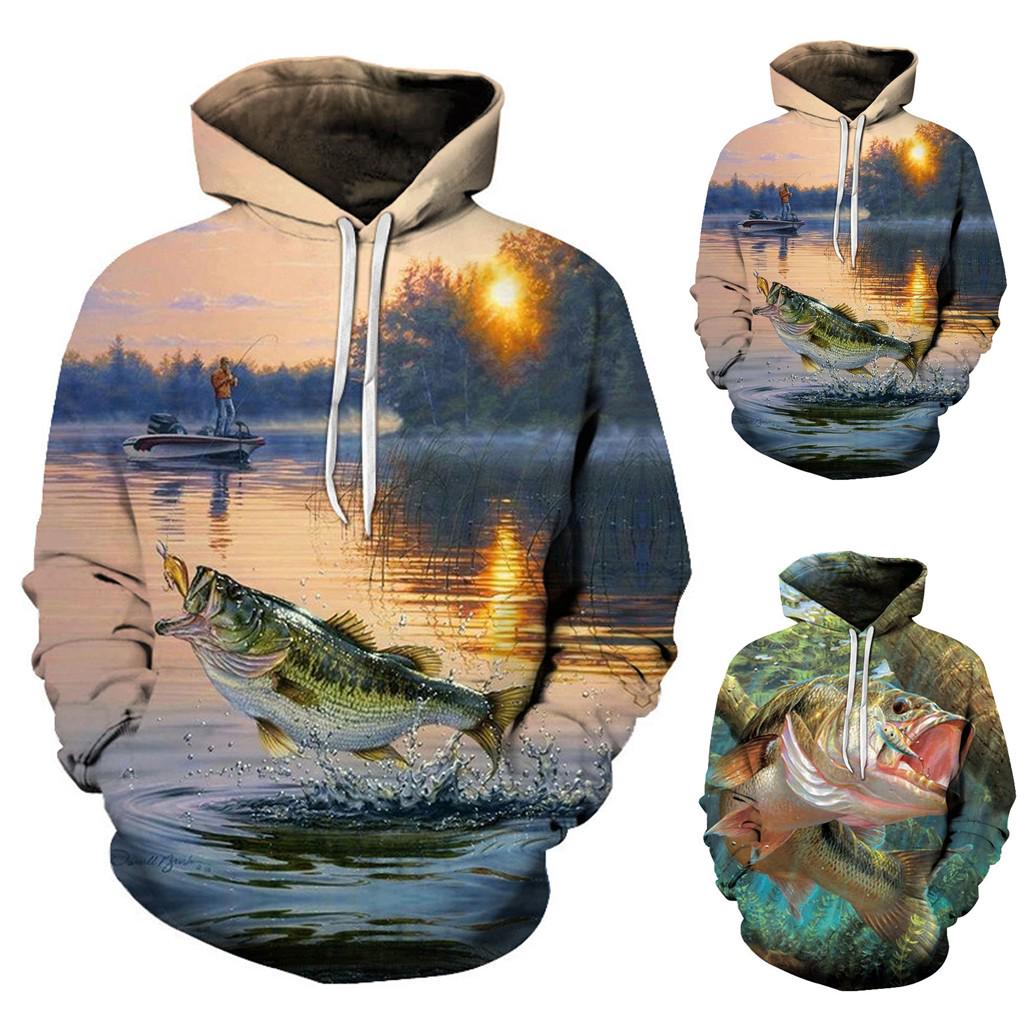 

Мужчины Fahion Случайные 3D Печатные Sweatshirt Длинные рукава Топ Блузка Hoodies