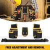 Thickened Canvas Electrician Tool Belt Multi‑Purpose Storage Pouch with 3 Magnets Work Accessories