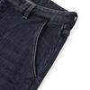 Qipai Men's Wool Blend Straight Leg Stretch Jeans