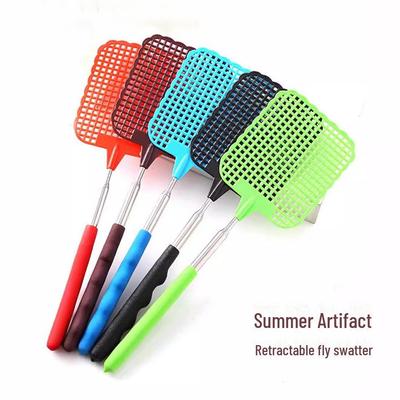Telescopic Fly Swatter: Summer Mosquito & Fly Killer, Household Cleaning Helper.
