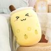 25-70cm Cartoon Fruit Bubble Tea Cup pillow stuffed soft Drink Apple Milk Tea back cushion fast food gifts for kids birthday
