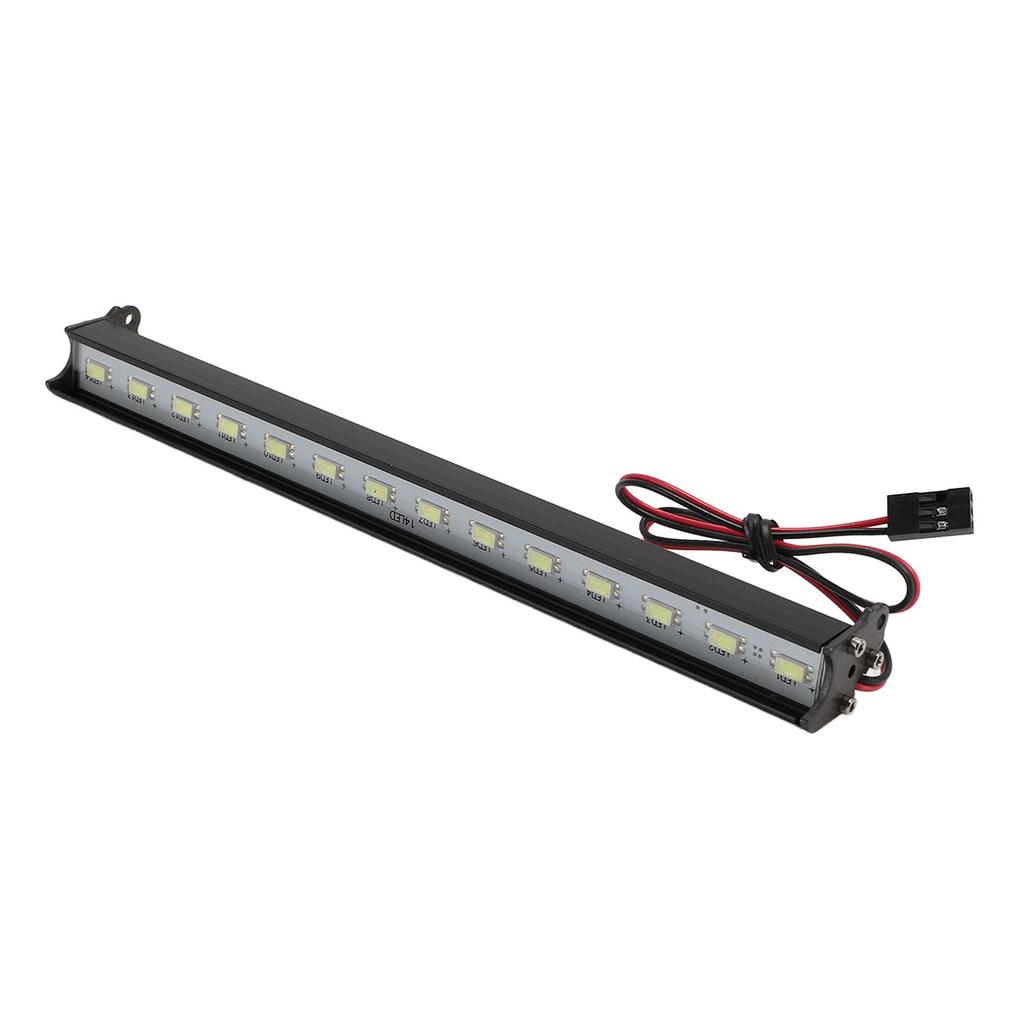 7.1in RC Car LED Light Bar Roof Lamp 14LED Beads Bright White Light RC LED Roof Lamp with Light