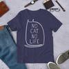 STRAIGHT CUT T-SHIRT No Cat No Life Kawaii Kitty Graphic Tee Gothic Cute Weird Gothic Women T Shirts