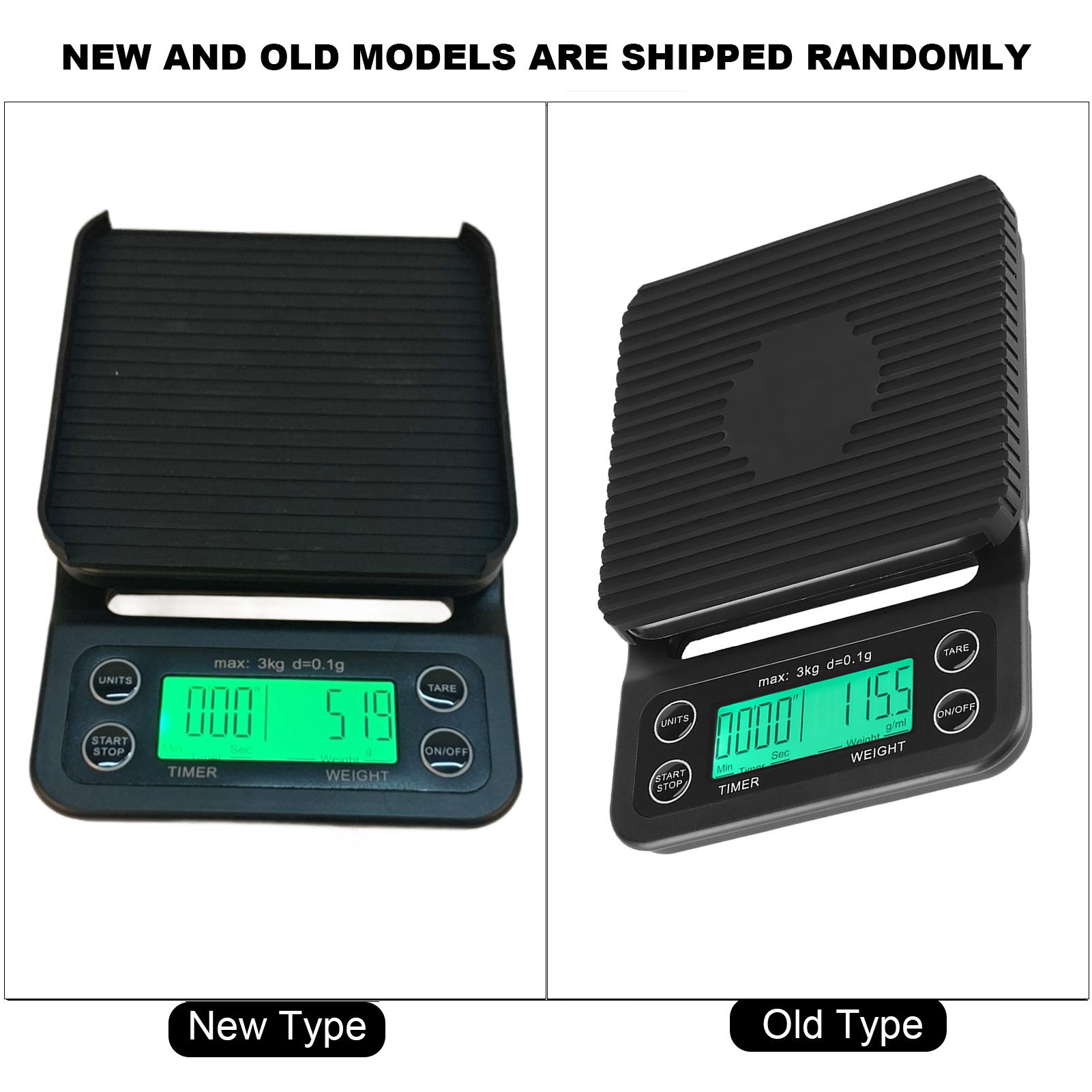 Digital Kitchen Scale 3KG/0.1g Electronic LCD Digital Kitchen Food Scale Drip Coffee Weighing with Timer зелёный