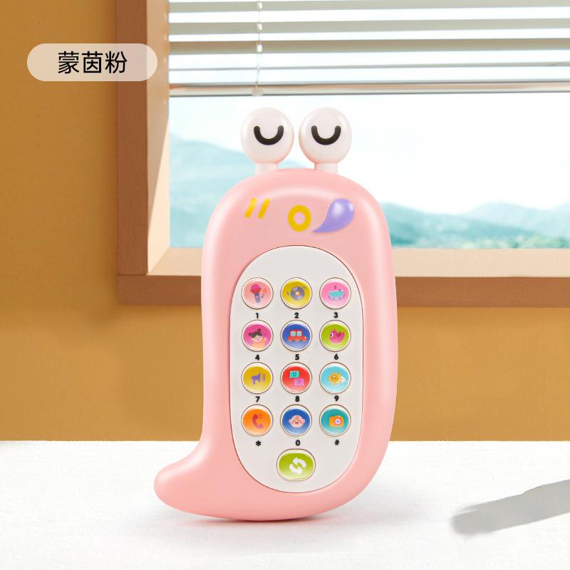

Дитячий мобільний телефон іграшка телефон музика дитина може кусати імітаційна машина кнопка хлопчики та дівчатка дитина освітня рання освіта рожевий