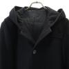 A.P.C. Made In France Hooded Wool Coat S Black Men's Used