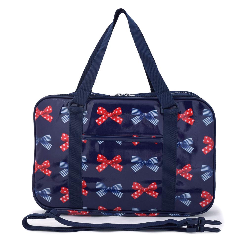 COLORFUL CANDY STYLE Calligraphy Set for Elementary School with Shoulder Polka Dot and Striped French Ribbon N2211810 Girls, Students, Kuretake,