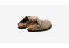 RUIZUSTOCK Kids' Cork Slippers: Soft Autumn/Winter Beach Shoes, Closed-Toe Matte Leather for Boys & Girls