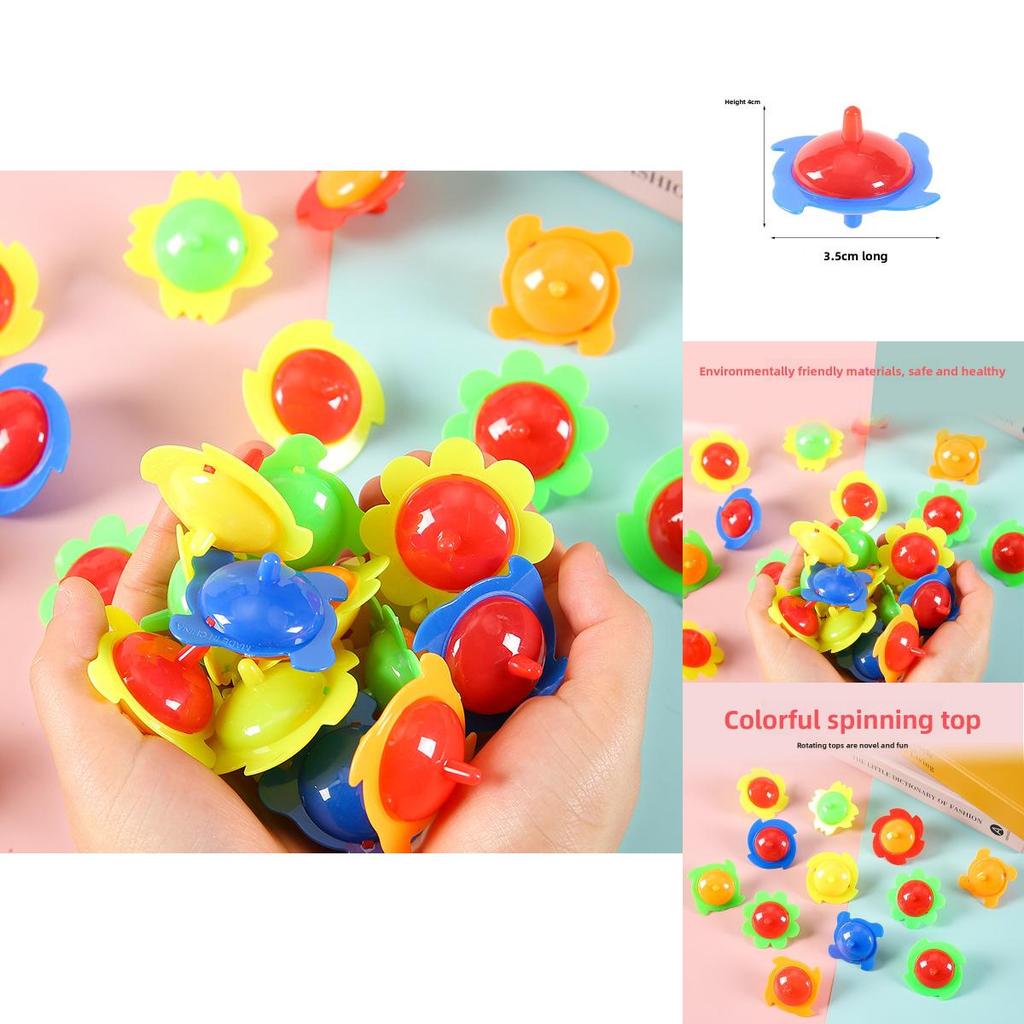 Colorful Handheld Spinning Top With Durable Plastic Material For Children