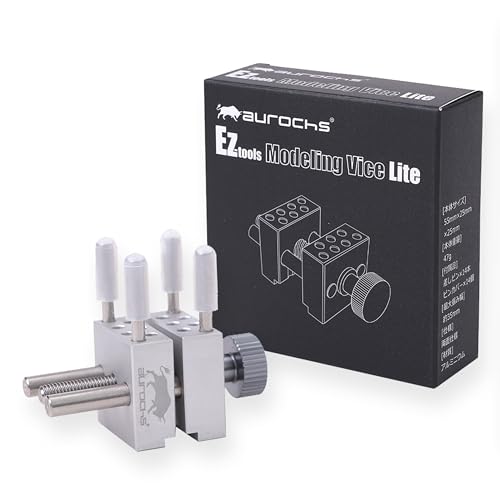 

Aurochs Ez Tools Modeling Vise (Handy Type) Ultra-Compact, Double-Sided Design for Plastic Models and Precision Work, Modeling Vice, Gunpla, Plastic M