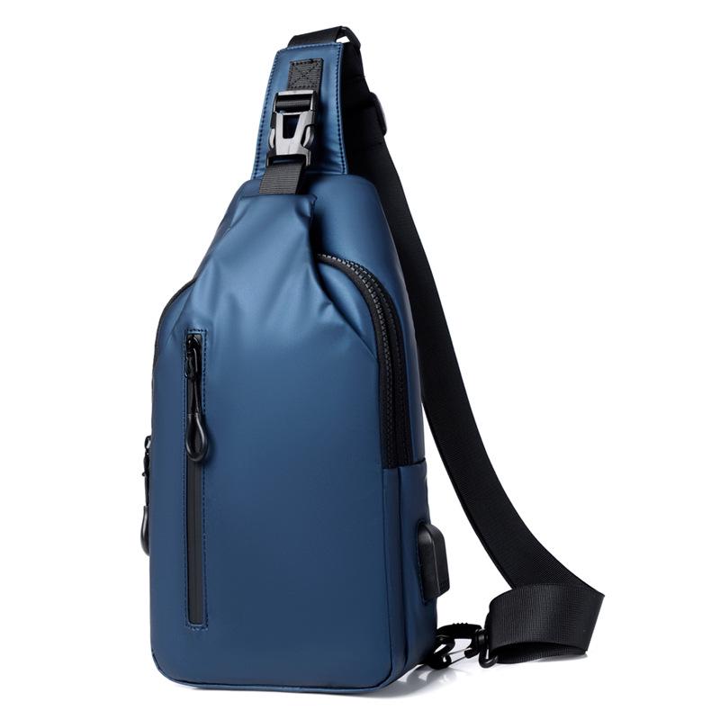 Men's Waterproof Business Chest Bag - Fashionable, Durable, and Travel-Friendly Crossbody Bag