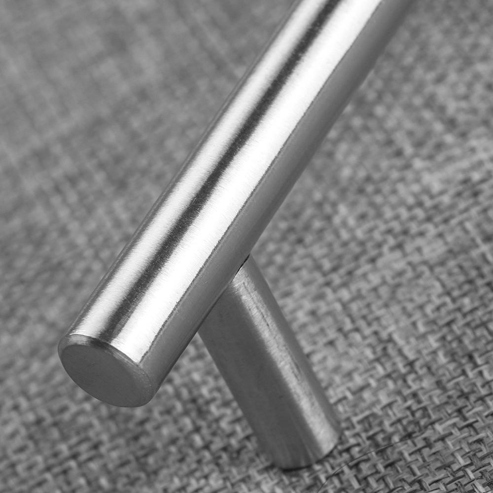 Cabinet Handles Furniture Component Stainless Steel  Knobs Door Knobs Wardrobe Pulls T-Bar Handle