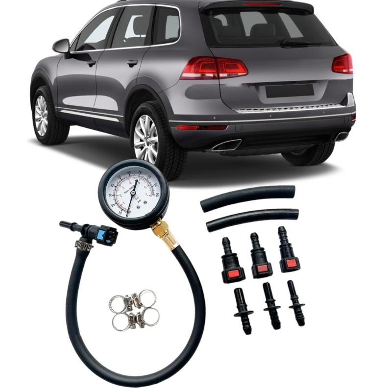 Comprehensive Gas Pump Pressure Testing Gauge With Clear Display for Motorcycle Vehicles with High Precise Measurement