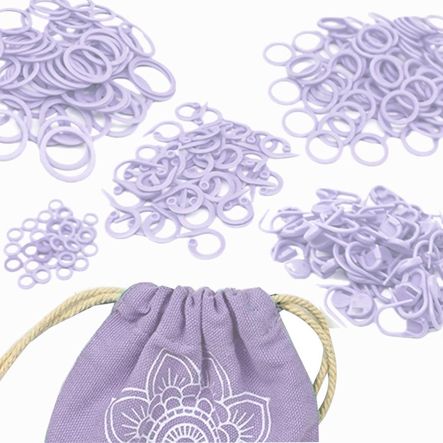 60 Stück Plastik-Maschenmarkierer: Anti-Ausfransende Strickgarn-Klammern
