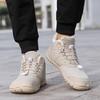 Plüsch Warme Wanderschuhe Unisex Winter Outdoor Sneaker Rutschfest Klettern Trekking Sportschuhe Baumwollschuhe Stiefeletten Abriebfest
