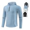 2024 Autumn Men's Quick-Dry Long Sleeve Running Hoodie