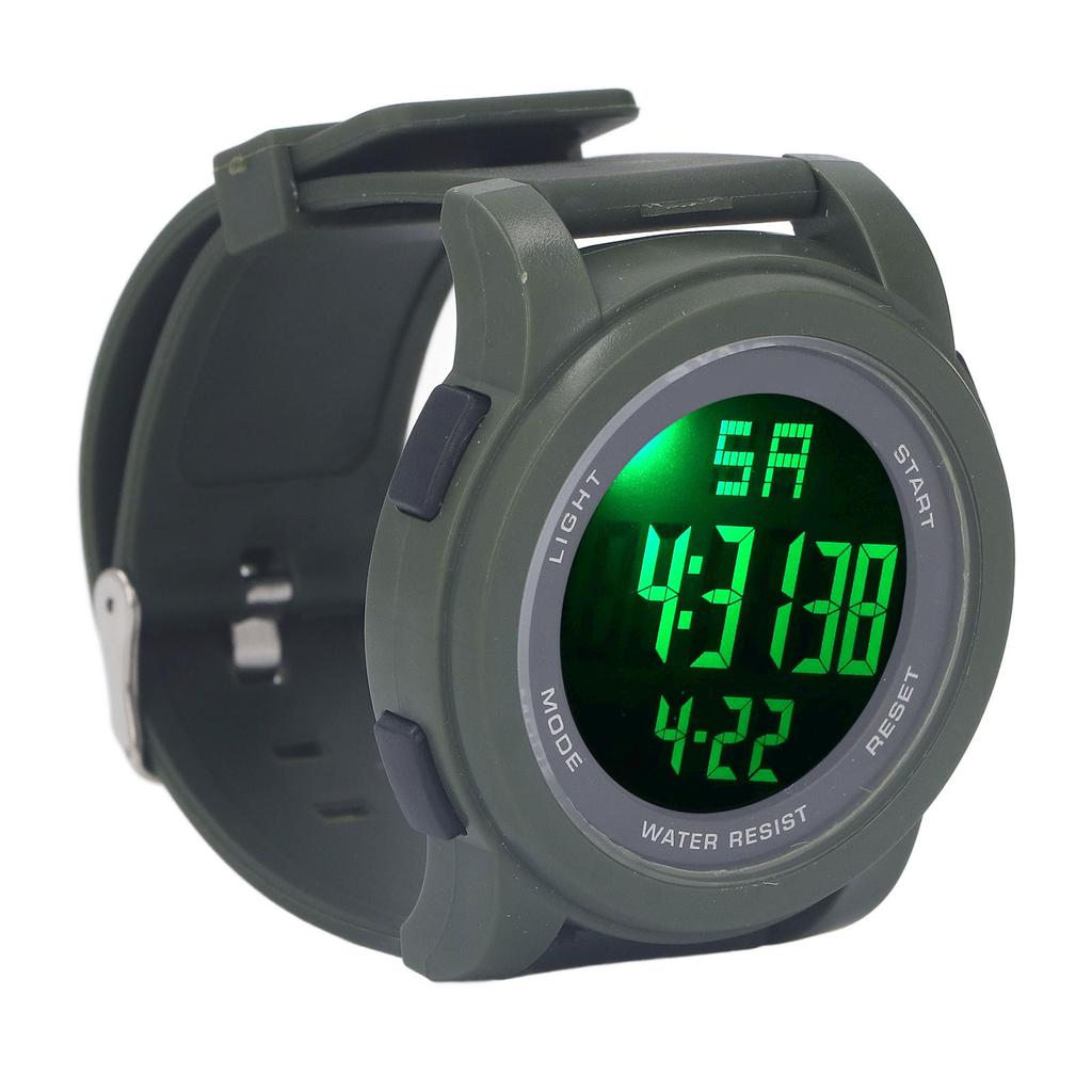 Ceas Sport Digital Multifuncțional Afișaj Mare Luminos 5 Bar Rezistent la Apă Ceas de Înot pentru