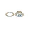 Bright Silver Buckle Metal Grommet for Luggage, Leather Clothing, Advertising, and Curtain Fabrics