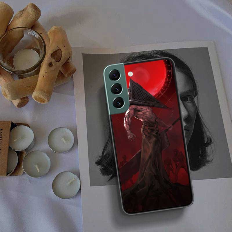Games S-Silent Hill Phone Case For Samsung Galaxy S22 S25 Ultra S21 S10 Plus S26 Edge S20 S23 S24 FE Cover Silicone Soft TPU