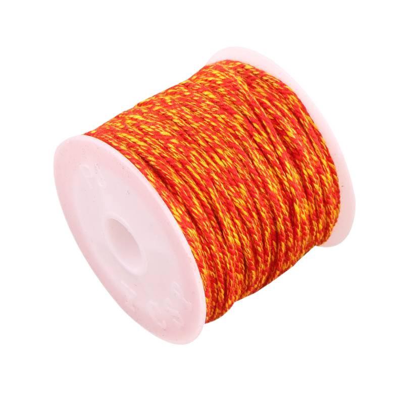 Hand-Twisted Cotton Thread: Tibetan Star Moon Bodhi Bracelet Weaving String.