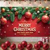 Holiday Banner Snowflakes Merry Christmas Banner Happy New Year Banner Festive For Holiday Celebration Festive Event Xmas Event