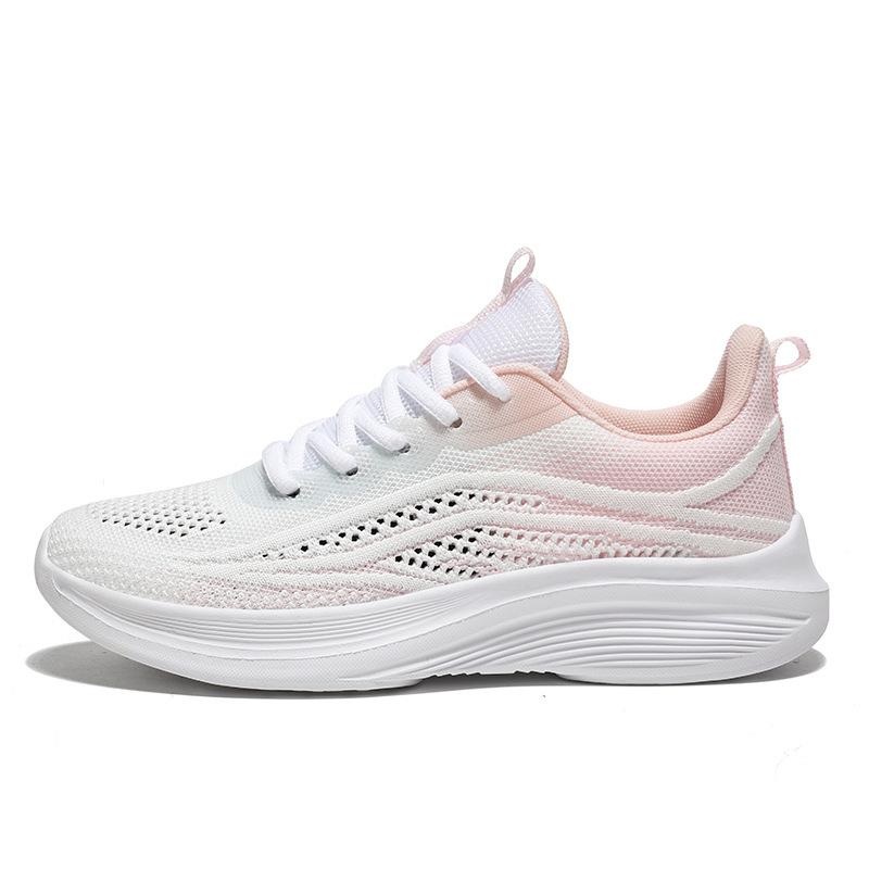 Sneakers women's spring and summer new breathable hollow mesh lightweight running shoes non-slip and wear-resistant walking shoes